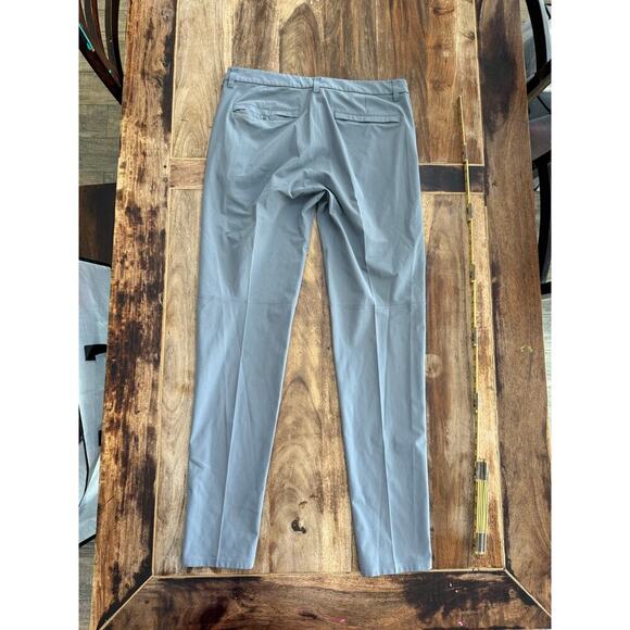 Lululemon Men's Gray Stretch Cotton VersaTwill Slim-Fit Trouser Pants Size 36 - Picture 2 of 5